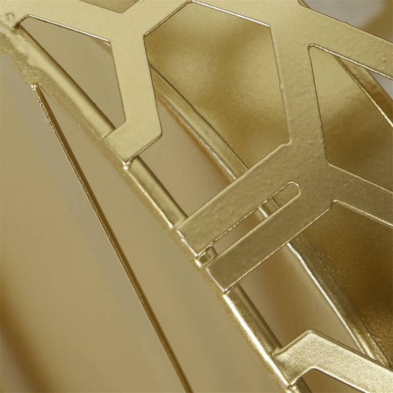 Adeco Multipurpose End Table Metal Shelf Holder Organizer Entrance Umbrella Stand - 9. 25" x 9. 25" x 18. 78"