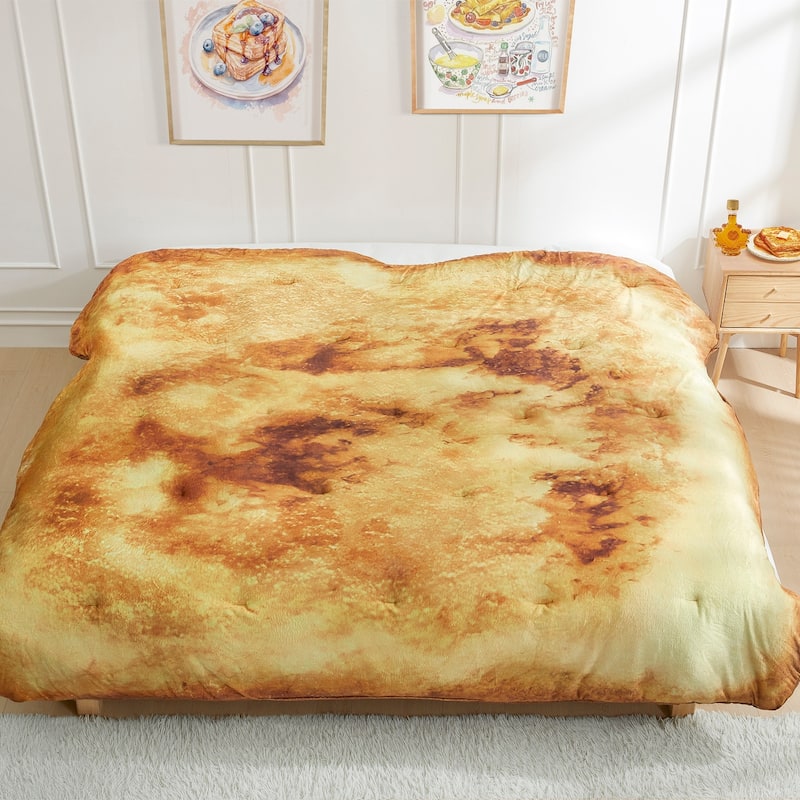 French Toast with Butter - Coma Inducer® Queen/King Comforter