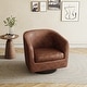 preview thumbnail 27 of 143, Modern 360°Swivel Accent Chairs Barrel Armchairs