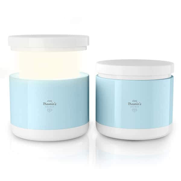 slide 2 of 10, Little Martin's Night Light Feeding Lamp Blue