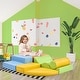 preview thumbnail 6 of 4, Foam Soft Climb and Crawl Foam Playset 6 in 1, Kids Climbing Indoor Active Play Structure Colorful - Multicolor
