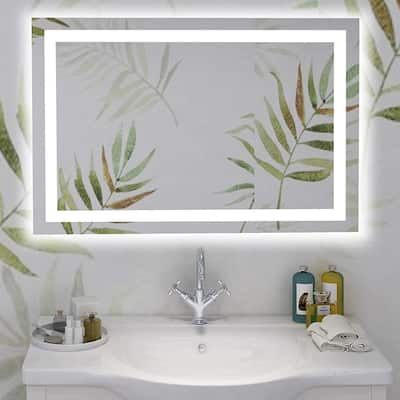 Vanity Art 39/36-Inch LED Lighted Illuminated Bathroom Vanity Wall Mirror with Touch Sensor on Front