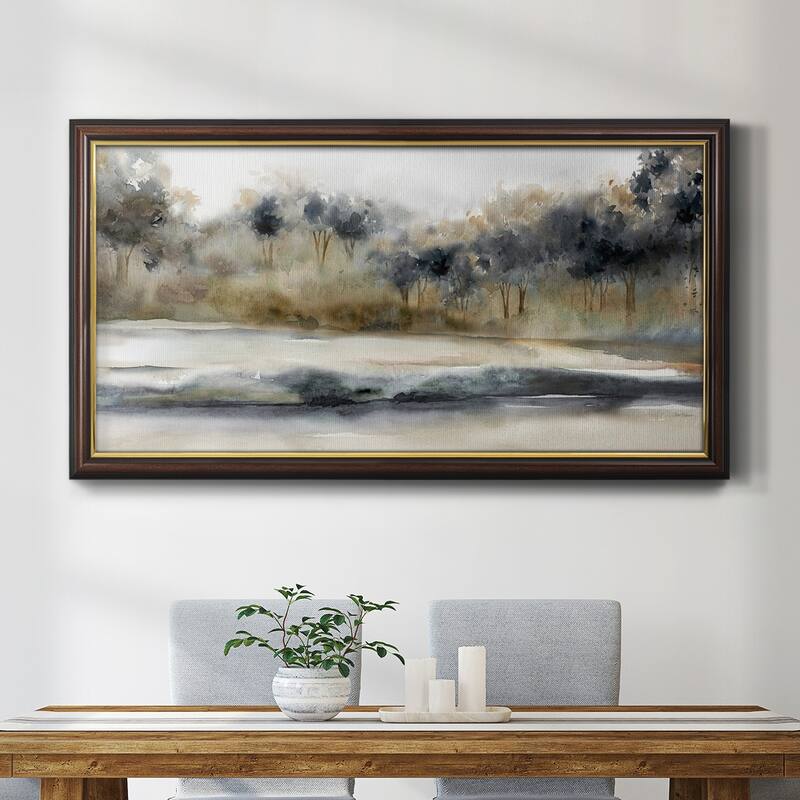 Silent River Premium Framed Canvas- Ready to Hang