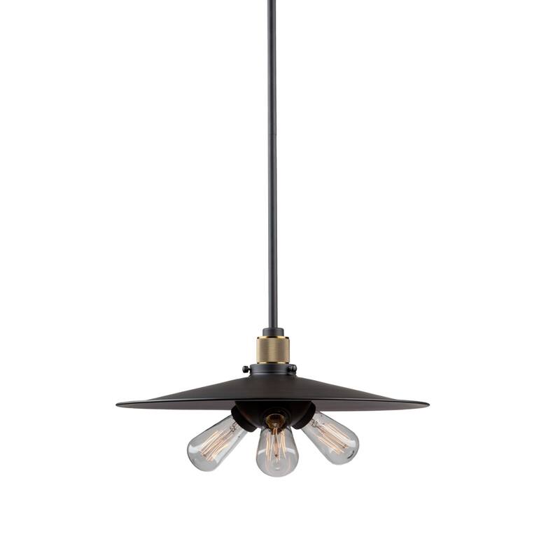 Artcraft Jersey - 3-Light Pendant - Vintage Brass - N/A