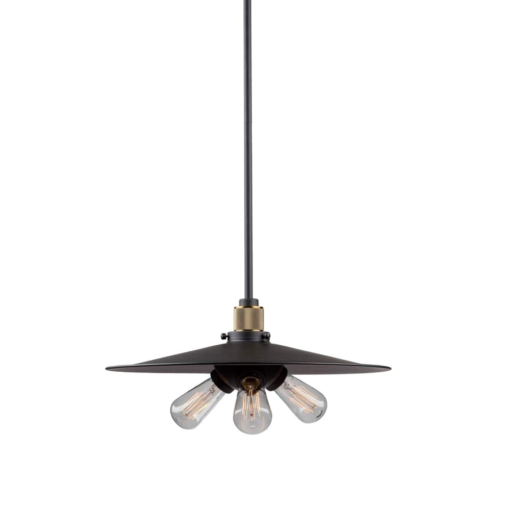 Artcraft Jersey - 3-Light Pendant - Vintage Brass - N/A