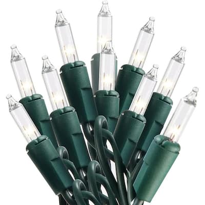 100-Count Clear White Christmas Light Set