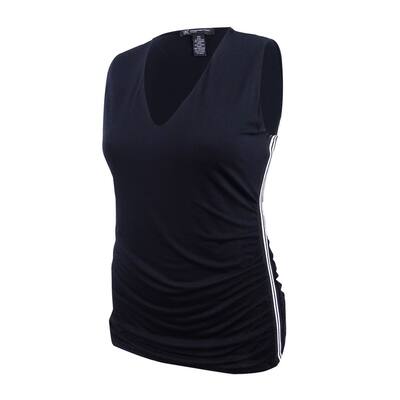 INC International Concepts Women's Plus Side-Stripe Tank Top