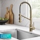 preview thumbnail 130 of 158, Kraus Bolden 2-Function 1-Handle Commercial Pulldown Kitchen Faucet