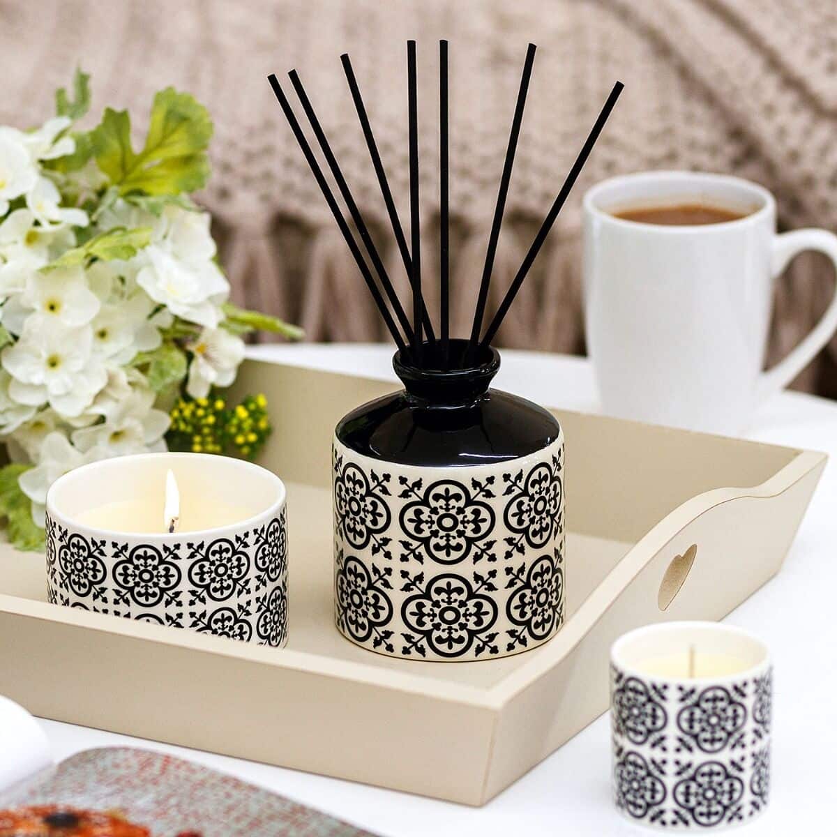 Wax Lyrical Fired Earth Black Tea and Jasmine Candle Bed Bath & Beyond 39154722