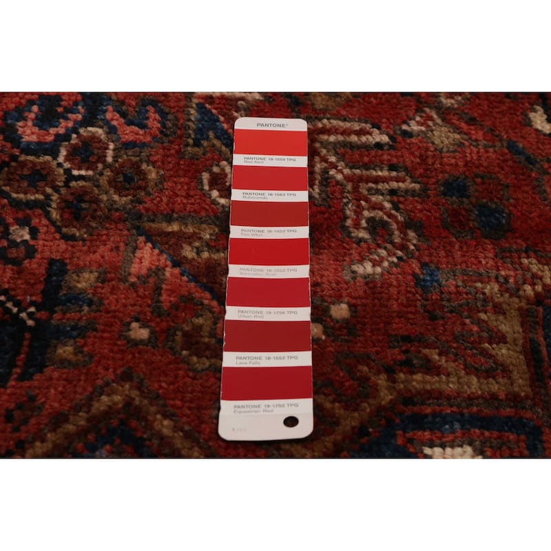 ECARPETGALLERY Hand-knotted Sarabi Red Wool Rug - 6'8 x 9'5