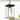 Modern 1-Light Black Outdoor Pendant Water Ripple Glass Porch Lantern - L 6.7" x W 6.7" x H 14.2"