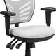 preview thumbnail 84 of 164, Nicholas Mid-Back Blue Mesh Multifunction Executive Swivel Ergonomic Office Chair with Adjustable Arms
