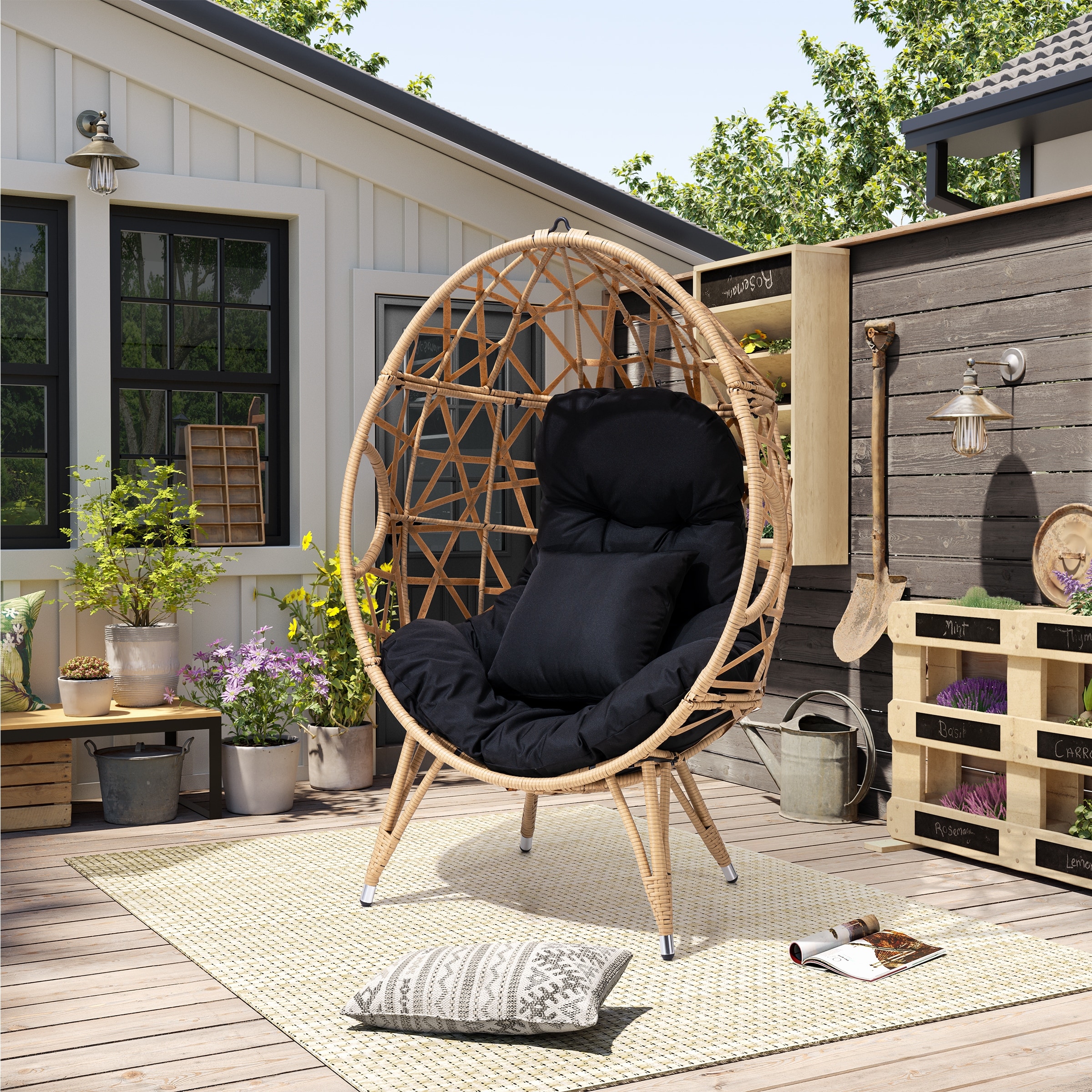 House and garden on sale outdoor egg chair