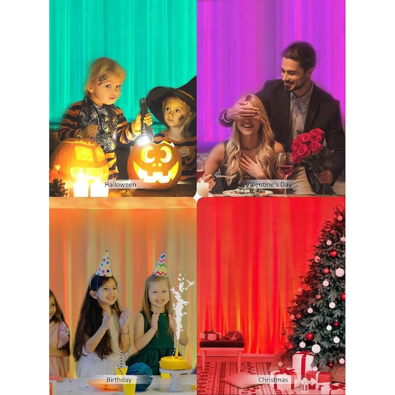 RGBW Ocean Wave Decorative LED Floor Lamp