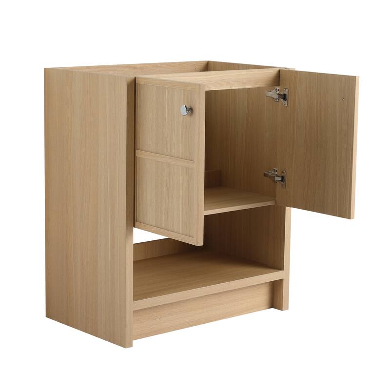 GDFStudio - Roserise Modern Freestanding Bathroom Vanity Cabinet with 2-Soft Closing Doors, Sink NOT INCLUDED - 30"