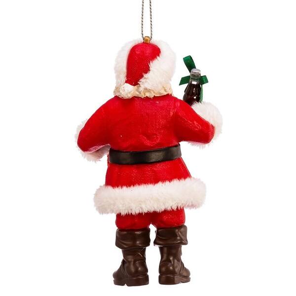 Shop Pack Of 6 Red And White Coca Cola Santa Claus With Stocking