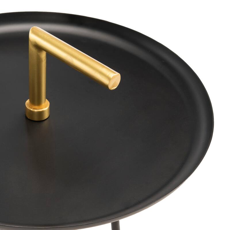 SAFAVIEH Vickie Handle Side Table - 16Wx16Dx28H