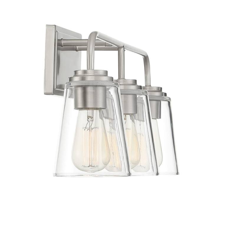 Meridian M80044 3 Light 24" Wide Bathroom Vanity Light with Tapered