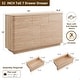 preview thumbnail 9 of 26, Modern 7 Drawer Dresser for Bedroom, Chest of Drawers, TV Stand