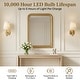 preview thumbnail 4 of 20, Bell + Howell Wall Light 2 Pack Smooth Fabric Rechargeable LED Wall Sconces Cordless Dimmable Touch Control