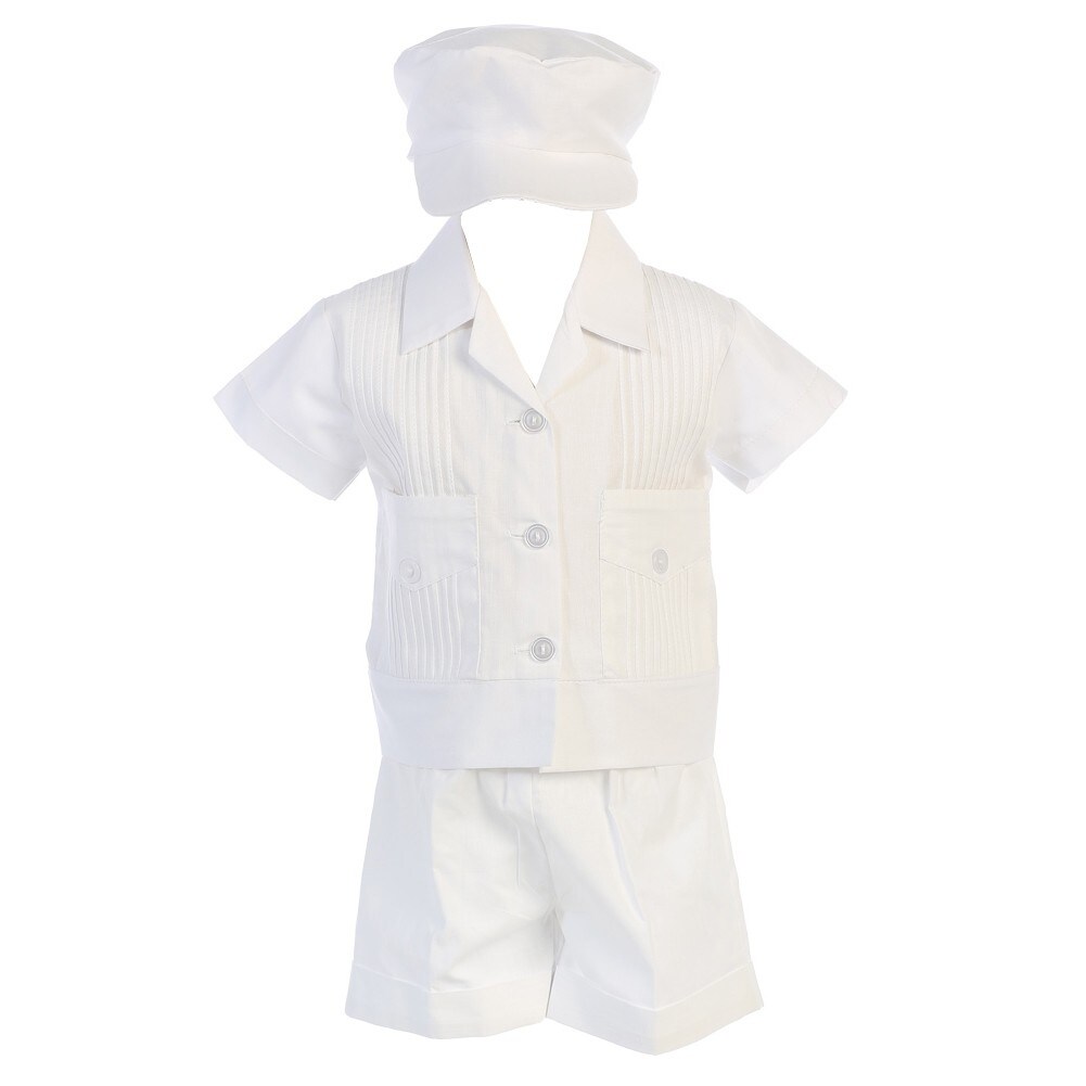 baptism shorts outfit