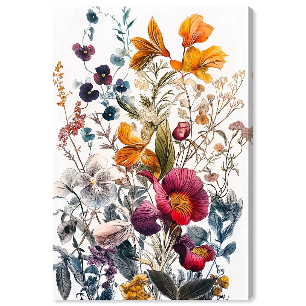 Iris Indigo II Canvas by Art Remedy, Gallery Wrapped