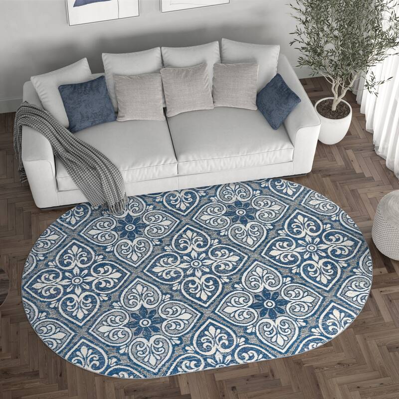 Carrington Global Floral & Botanical Indoor Area Rug