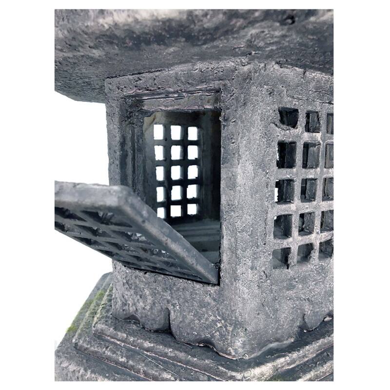 40" Curved Pagoda Lantern with Magnetic Door