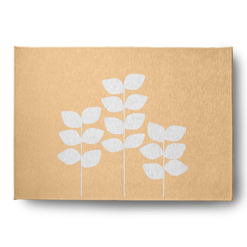 Simple Stems Spring Chenille Indoor/Outdoor Rug