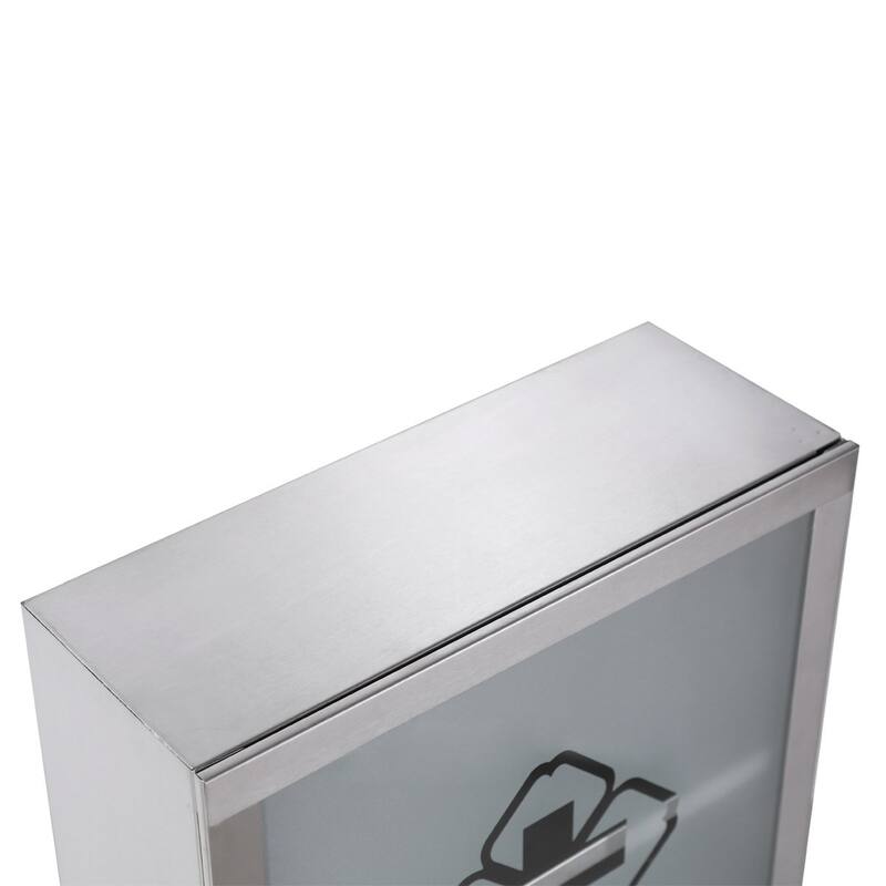 Stainless Steel Medicine Cabinets 11.75" Square Medicine Cabinet with Mounting Hardware Renovators Supply