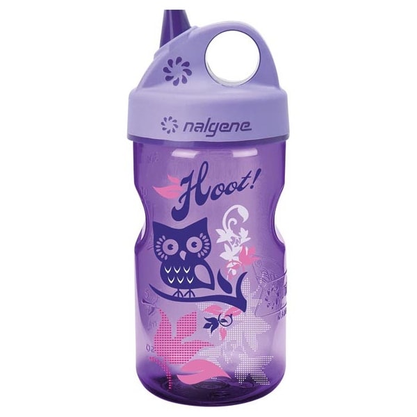 Nalgene Grip-N-Gulp Purple Hoot 2182-1212