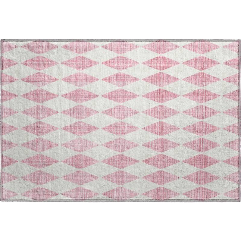Premium Washable Super Soft Modern Diamond Mayfield Rug