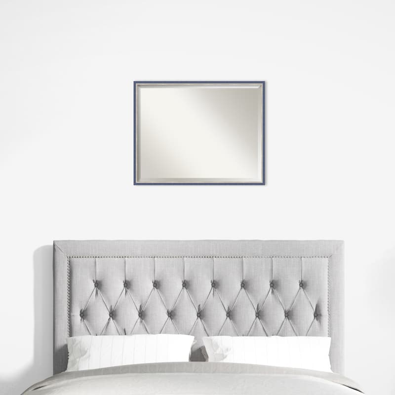 Theo Narrow Beveled Wood Framed Wall Mirror