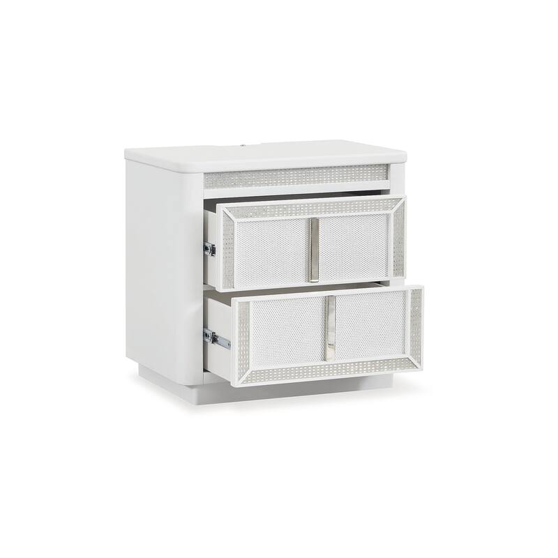 Signature Design by Ashley Chalanna White Nightstand