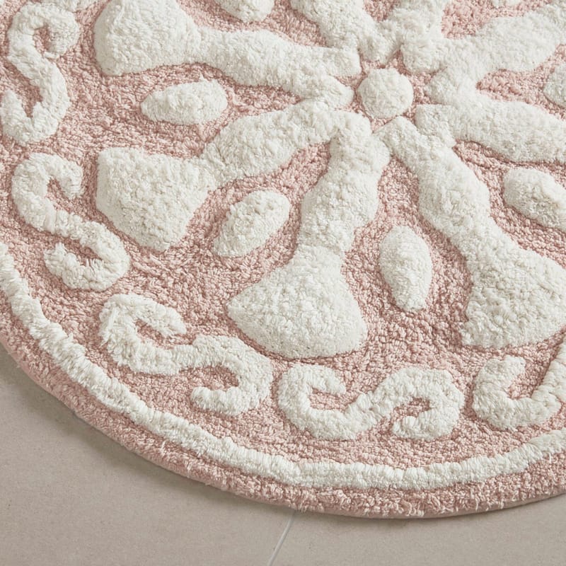 Madison Park Marrakesh Medallion Cotton Tufted Bath Rug