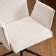 preview thumbnail 10 of 29, Upholstered Fabric Swivel Task Chair, Office Chair with Wheels