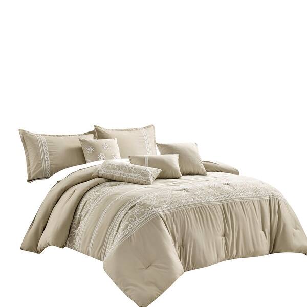 slide 2 of 5, HYPATIA Luxury 7 Piece Comforter