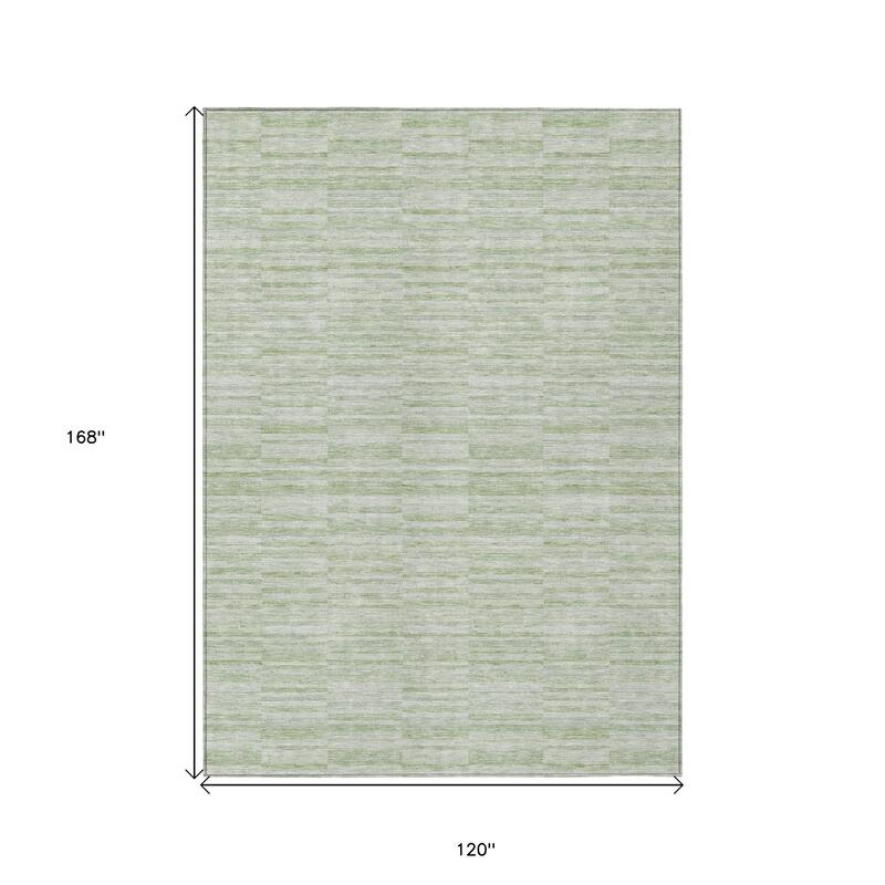 HomeRoots Striped Transitional Rectangle Outdoor Rug
