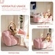preview thumbnail 14 of 22, Loveseat Floral Shaped Bean Bag Sofa