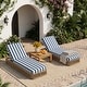 preview thumbnail 79 of 112, Patio Recline Chairs Adjustable Chaise Lounge with Cushions (Set of 2)