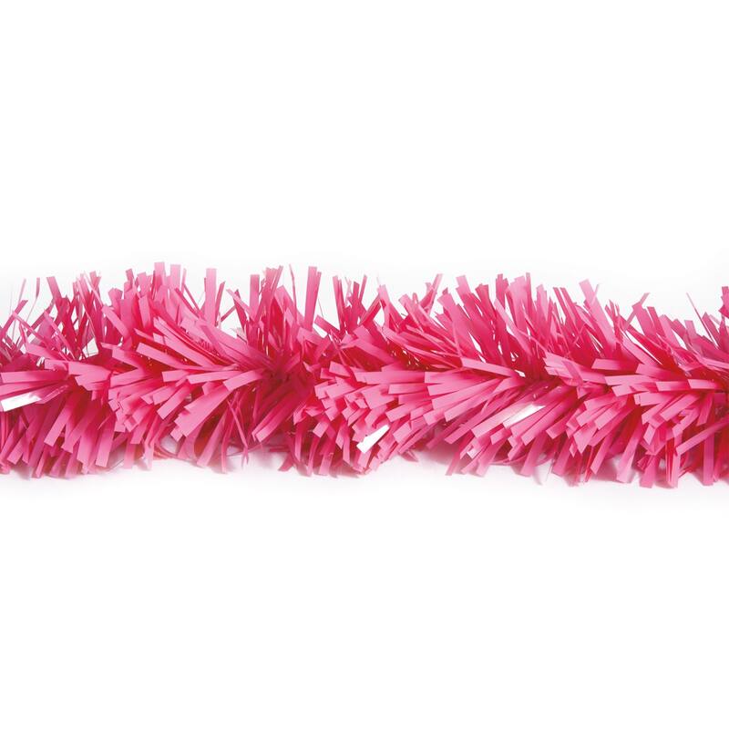 25' Pink Metallic Twist Novelty Christmas Garland