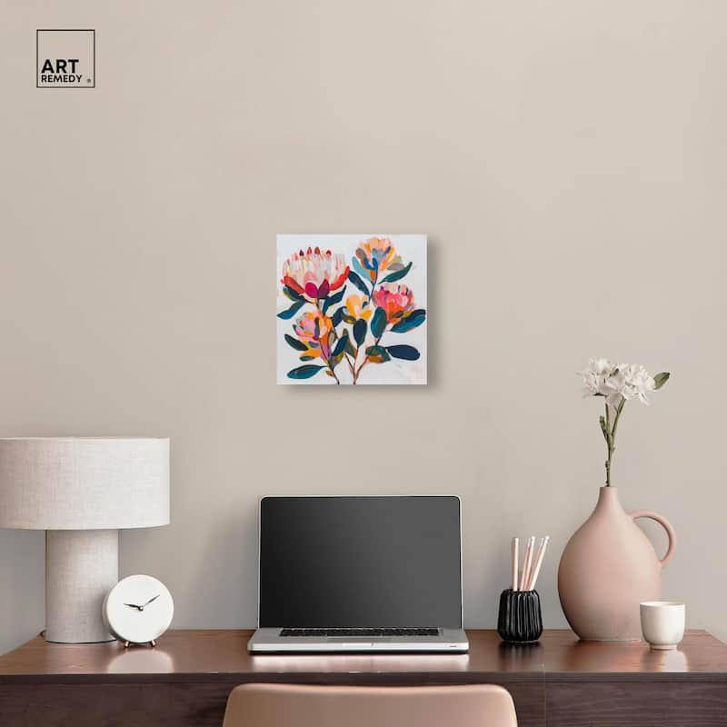 Contemporary Flora I Canvas by Art Remedy, Gallery Wrapped