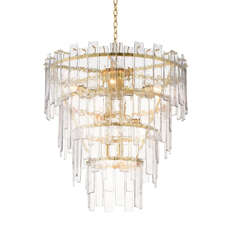 Maxim 21837AG Warren 12 Light 30" Wide Pendant - Gold Leaf