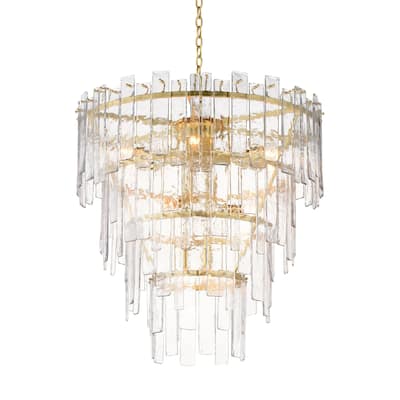 Maxim 21837AG Warren 12 Light 30" Wide Pendant