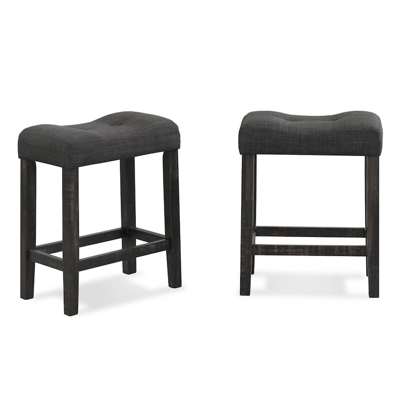Roundhill Furniture Sora Wood Counter Height 3-piece Dining Set