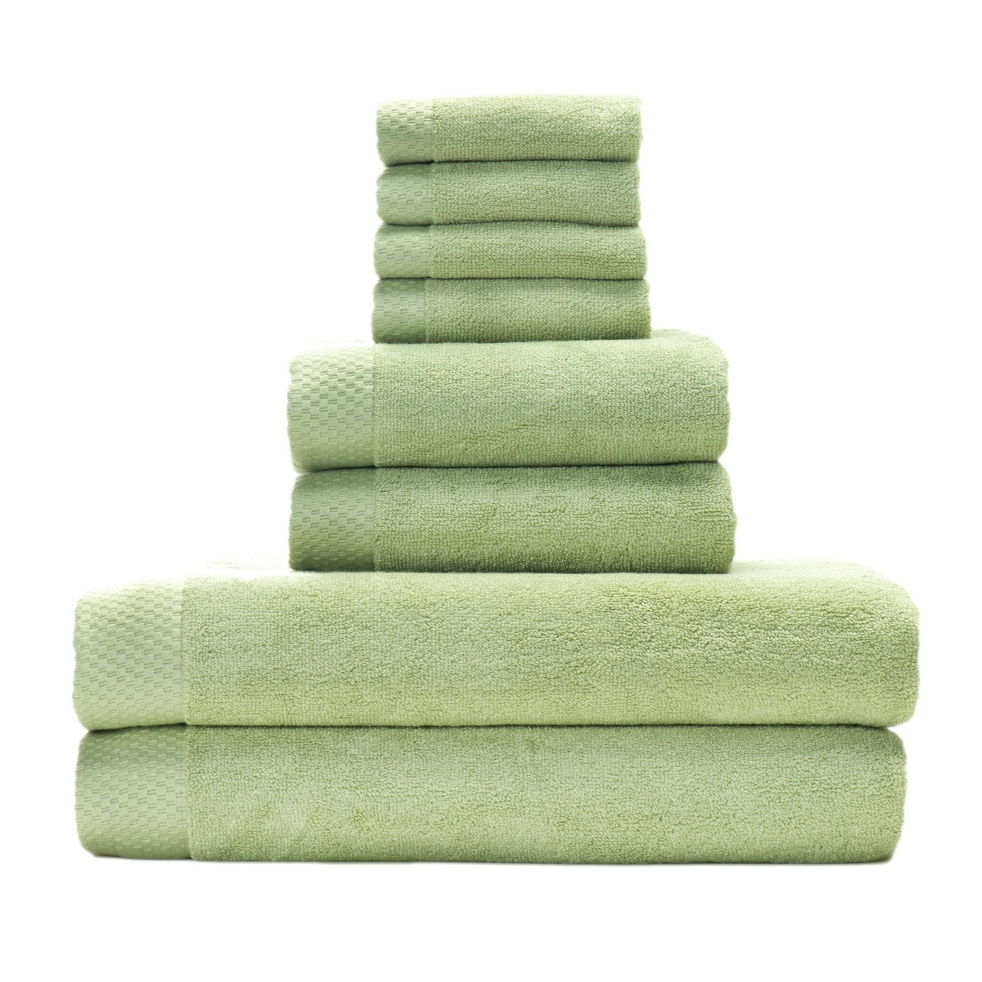 BedVoyage Luxury Viscose from Bamboo Towel Set 8pc - White