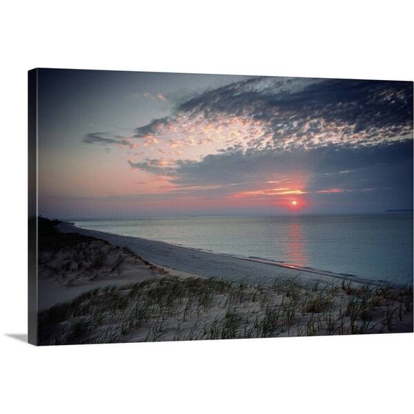 Shop Usa Michigan Lake Michigan Sleeping Bear Dunes National Lakeshore Canvas Wall Art Overstock 21002967