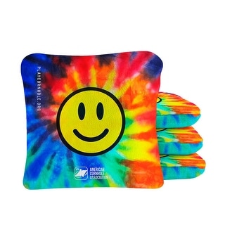Tie-Dye Multicolor Dual Sided Cornhole Bags