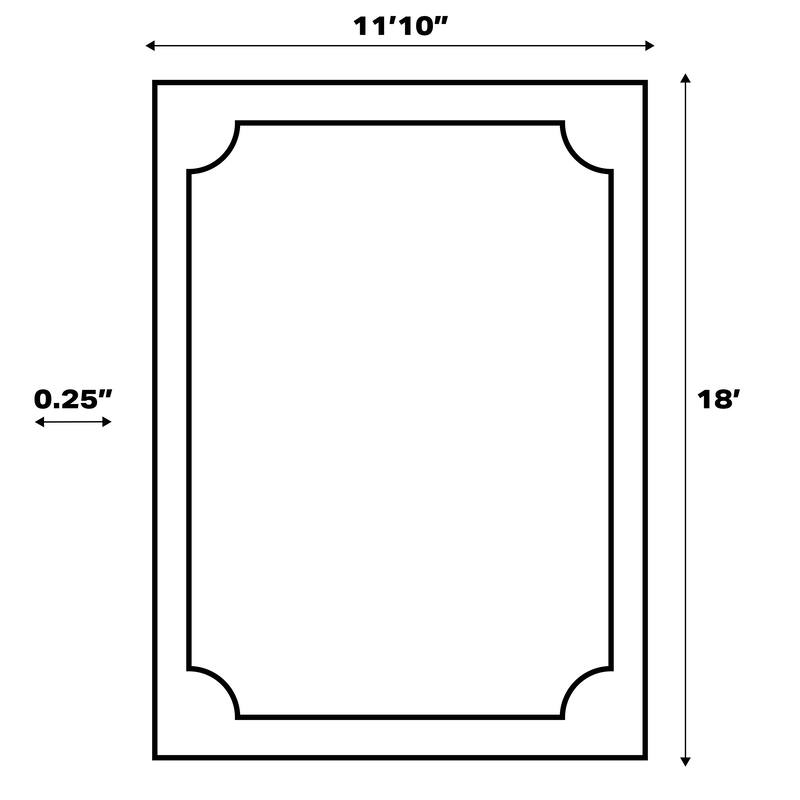 JONATHAN Y Aarhus Minimalist Angle Geometric Ivory/Cream Area Rug