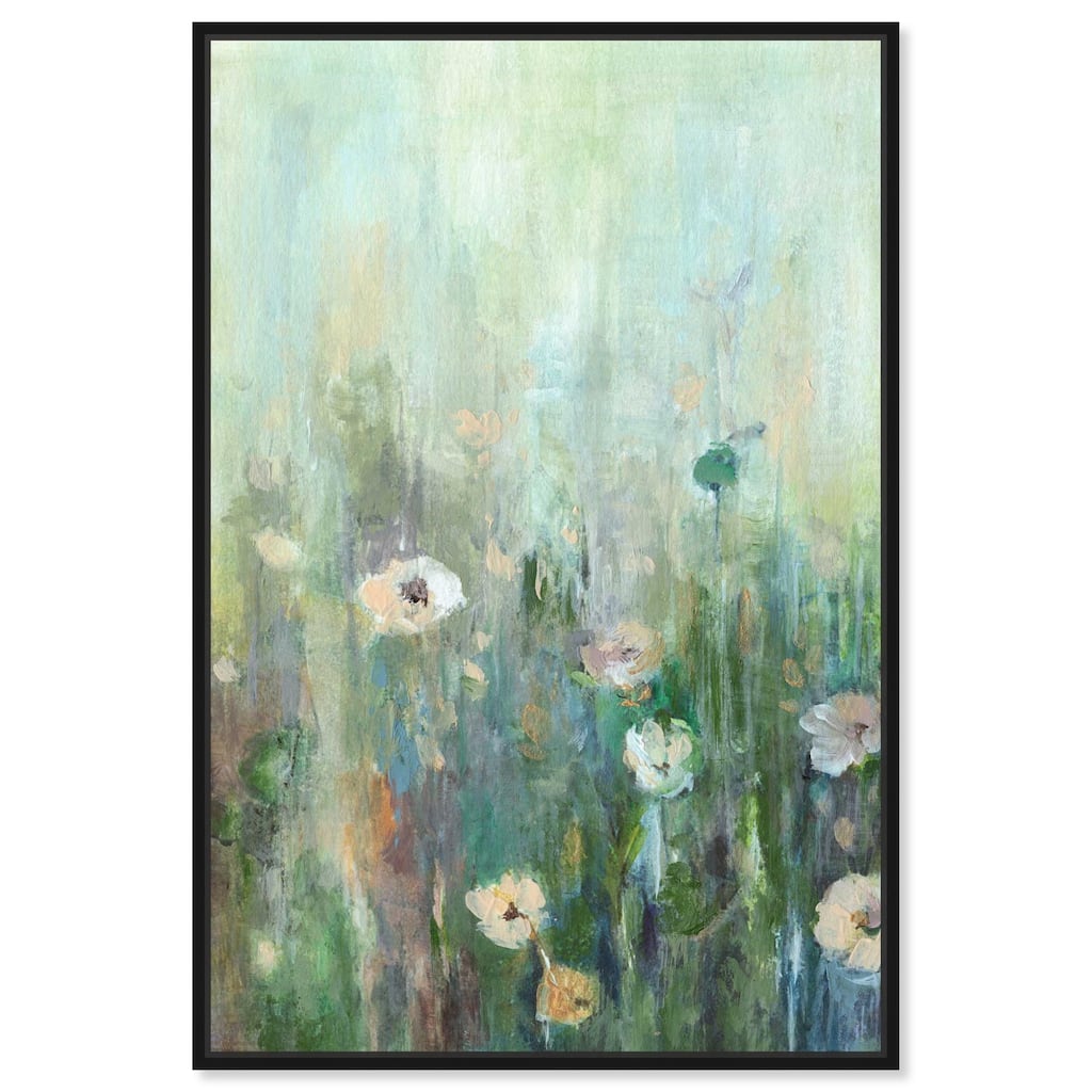 Harmony Green I Canvas by Art Remedy